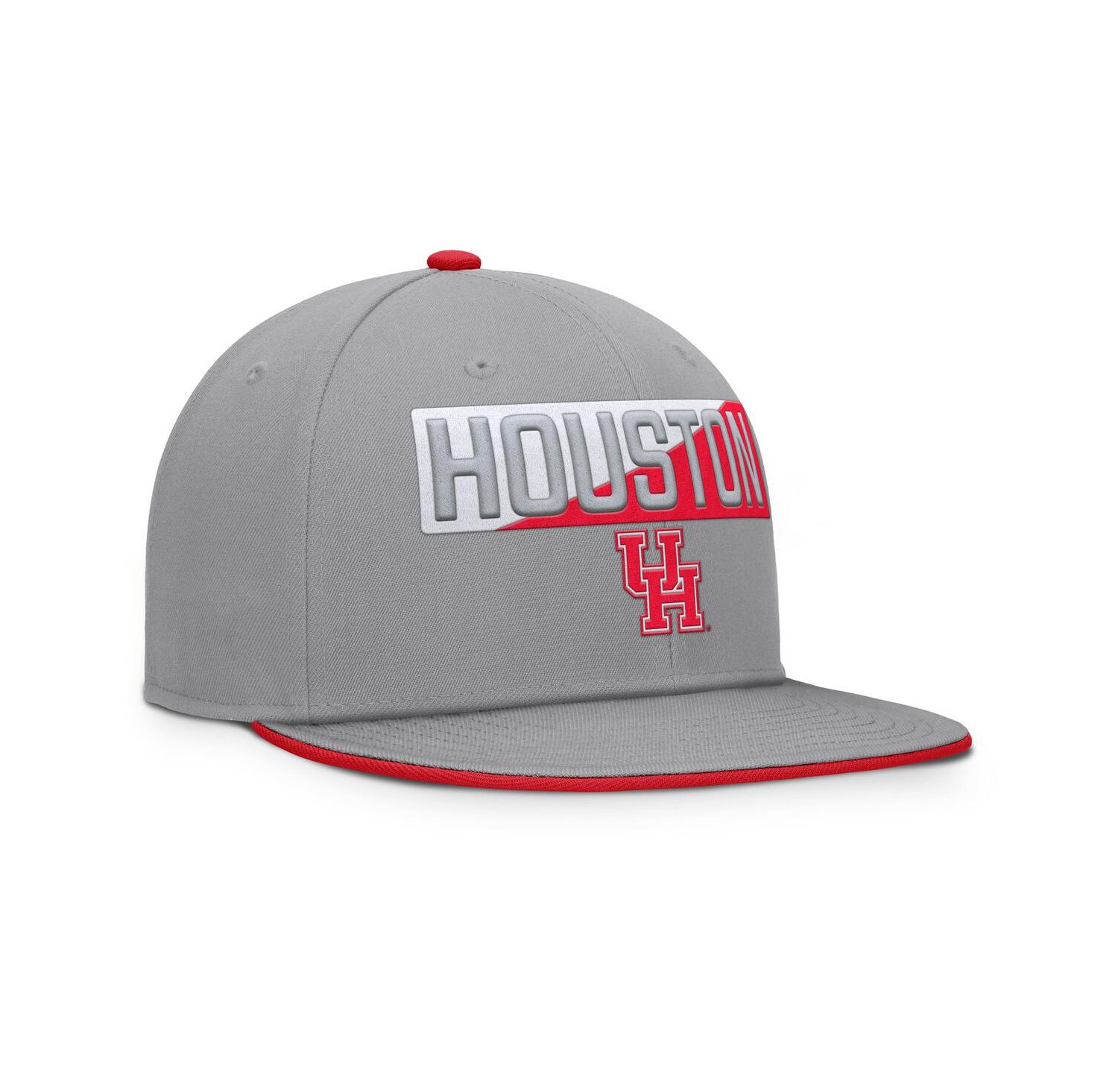 Men's Gray Houston Cougars Duo Snapback Hat