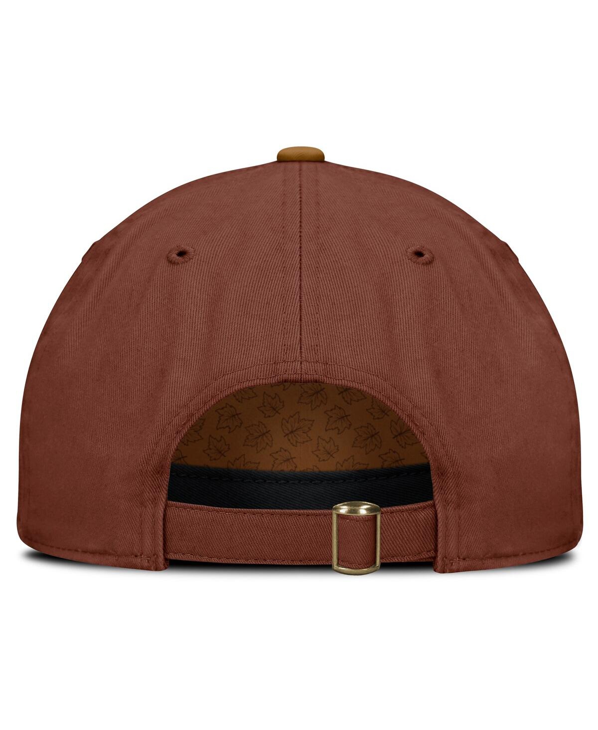 Fanatics Men's Brown Detroit Red Wings Fall Leaves Timber Adjustable Hat In Brown