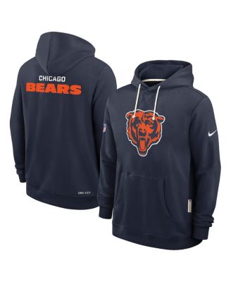 Nike - Men's Navy Chicago Bears Sideline Standard Issue Initial Home Dri-FIT Hoodie