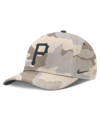 Nike - Men's Natural Pittsburgh Pirates Camo Pack Rise Adjustable Hat