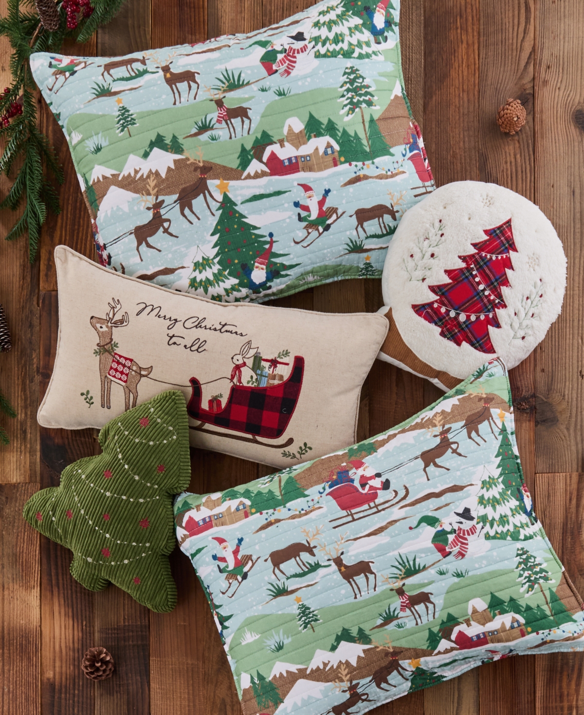 Levtex Home Merry Mountains Reversible 3-Pc. Quilt Set