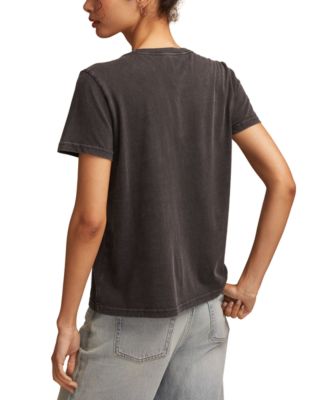 Women's Guitar Skull Classic Crew Neck T-shirt