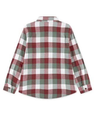 Boys 2T-7 Buffalo Checkered Flannel Long Sleeve Shirt