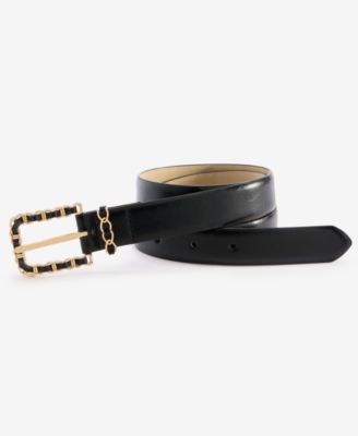 I.N.C. International Concepts - Laced-Chain-Buckle Belt