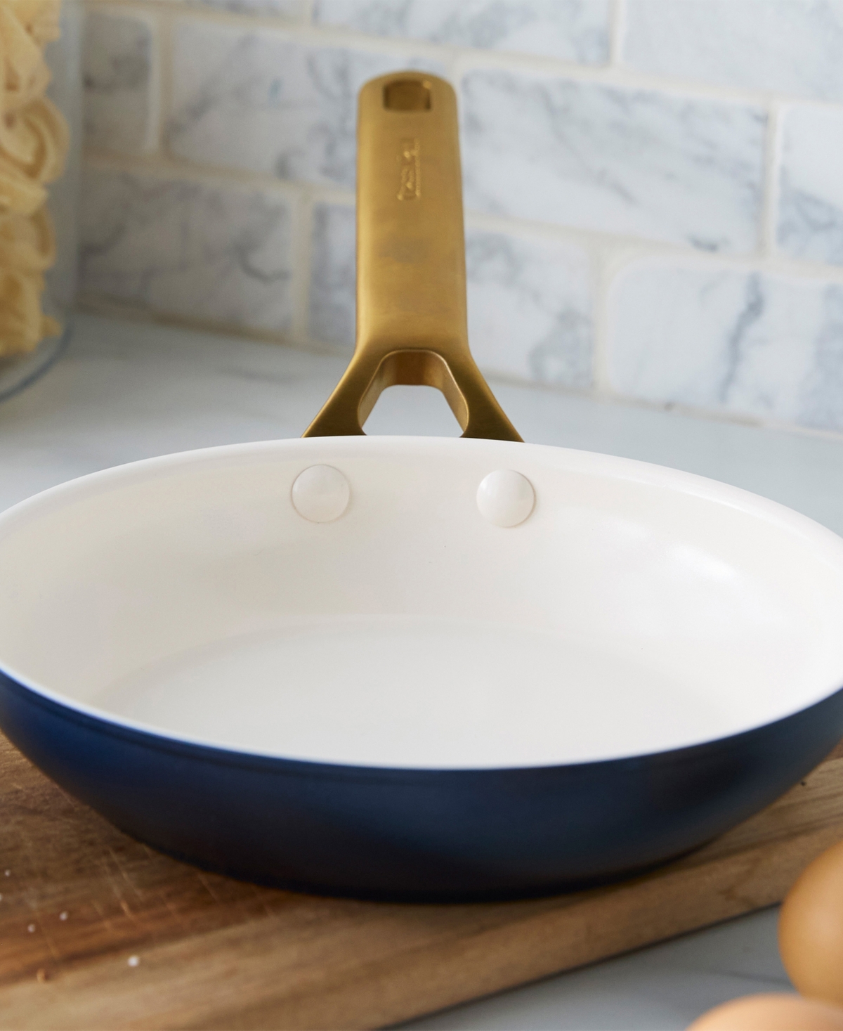 Greenpan Reserve 8-inch Ceramic Nonstick Frying Pan In Blue