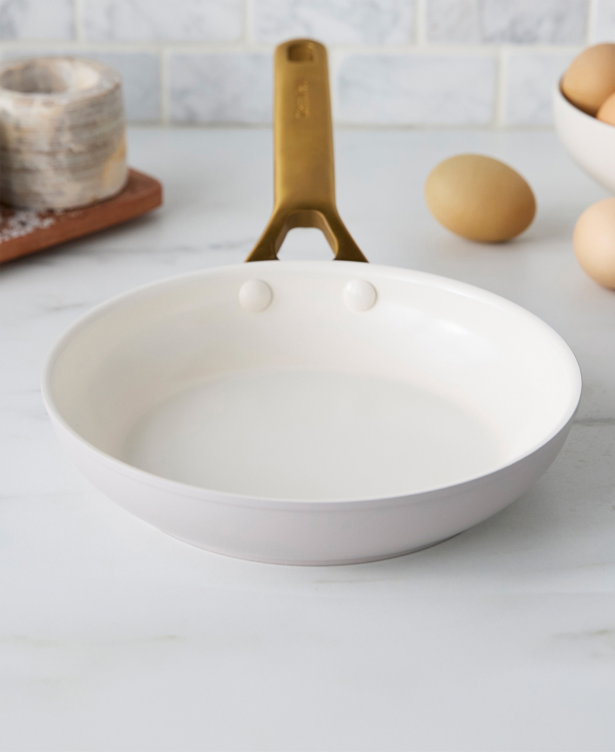 Greenpan Reserve 8" Ceramic Nonstick Frypan In White