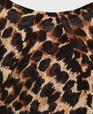 Women's Animal-Print Midi-Dress