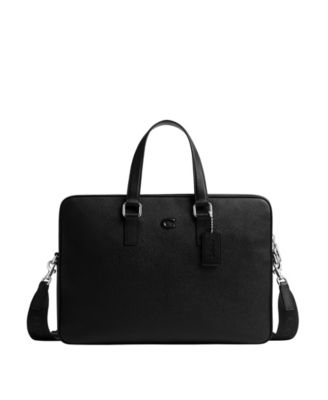 COACH - Men's Caden Brief Crossgrain Leather Bag