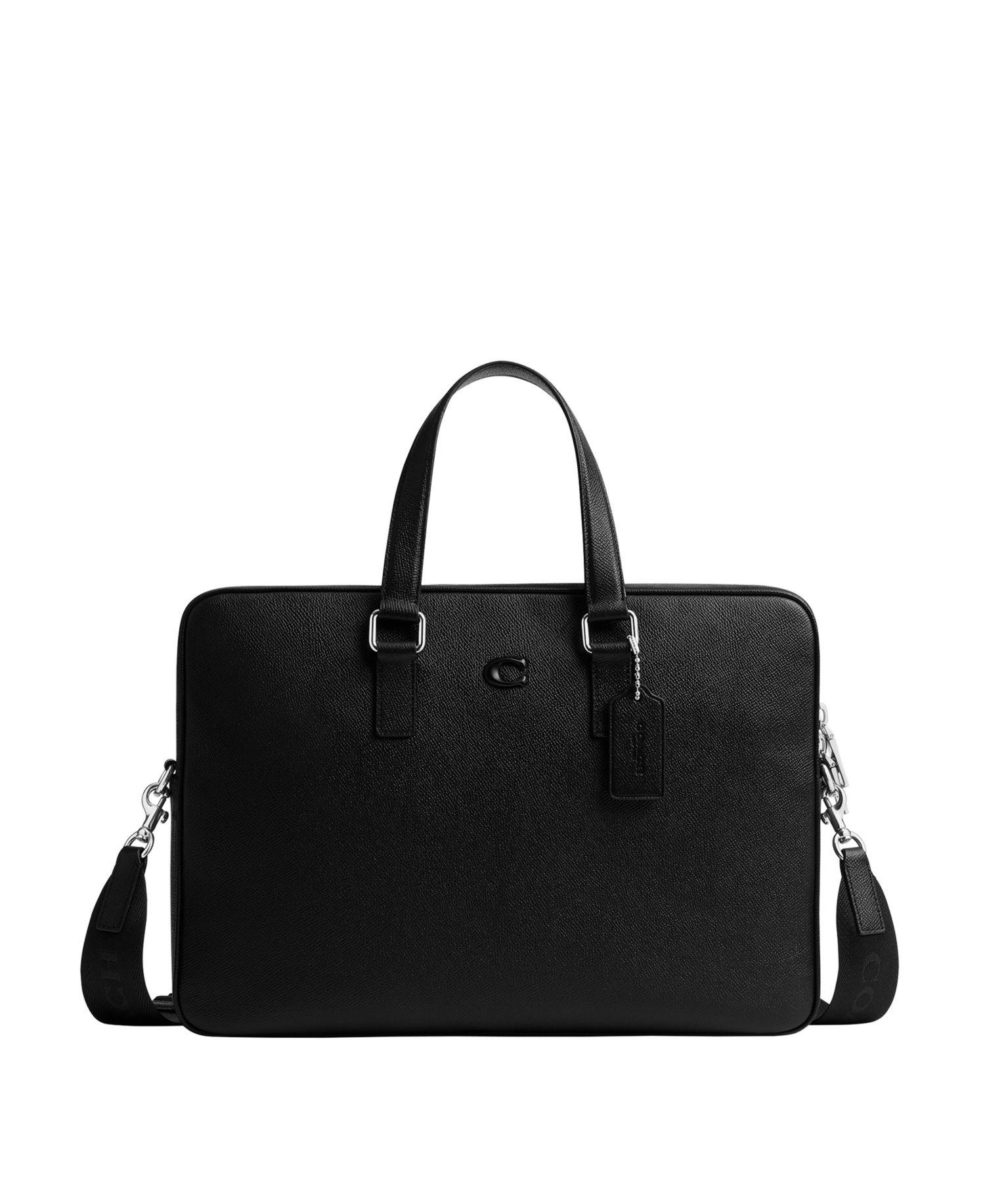 Men's Caden Brief Crossgrain Leather Bag