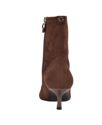 Women's Yanka Pointed Toe Kitten Heel Dress Booties