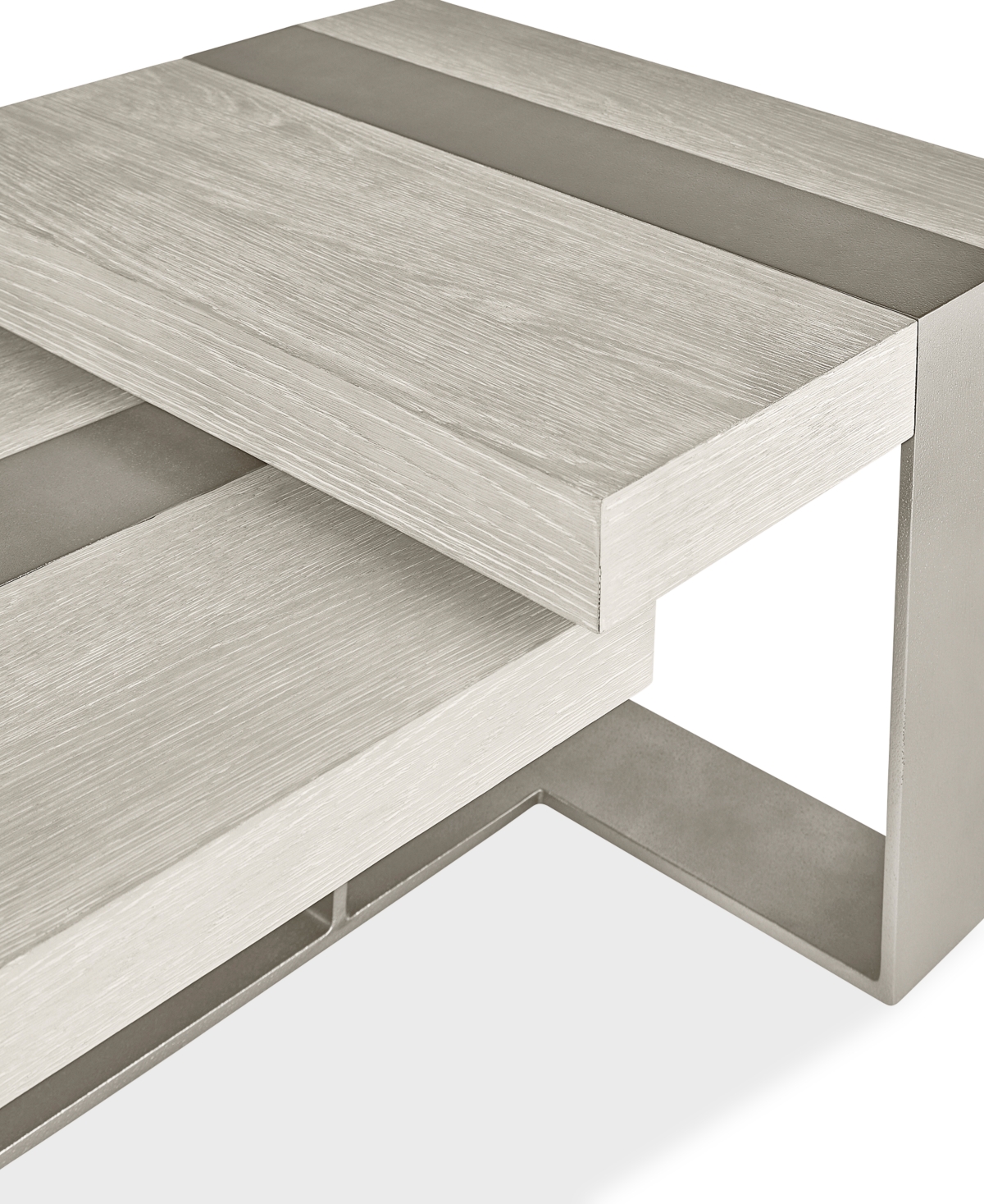 Bernhardt Tempo Cocktail Table In Gray
