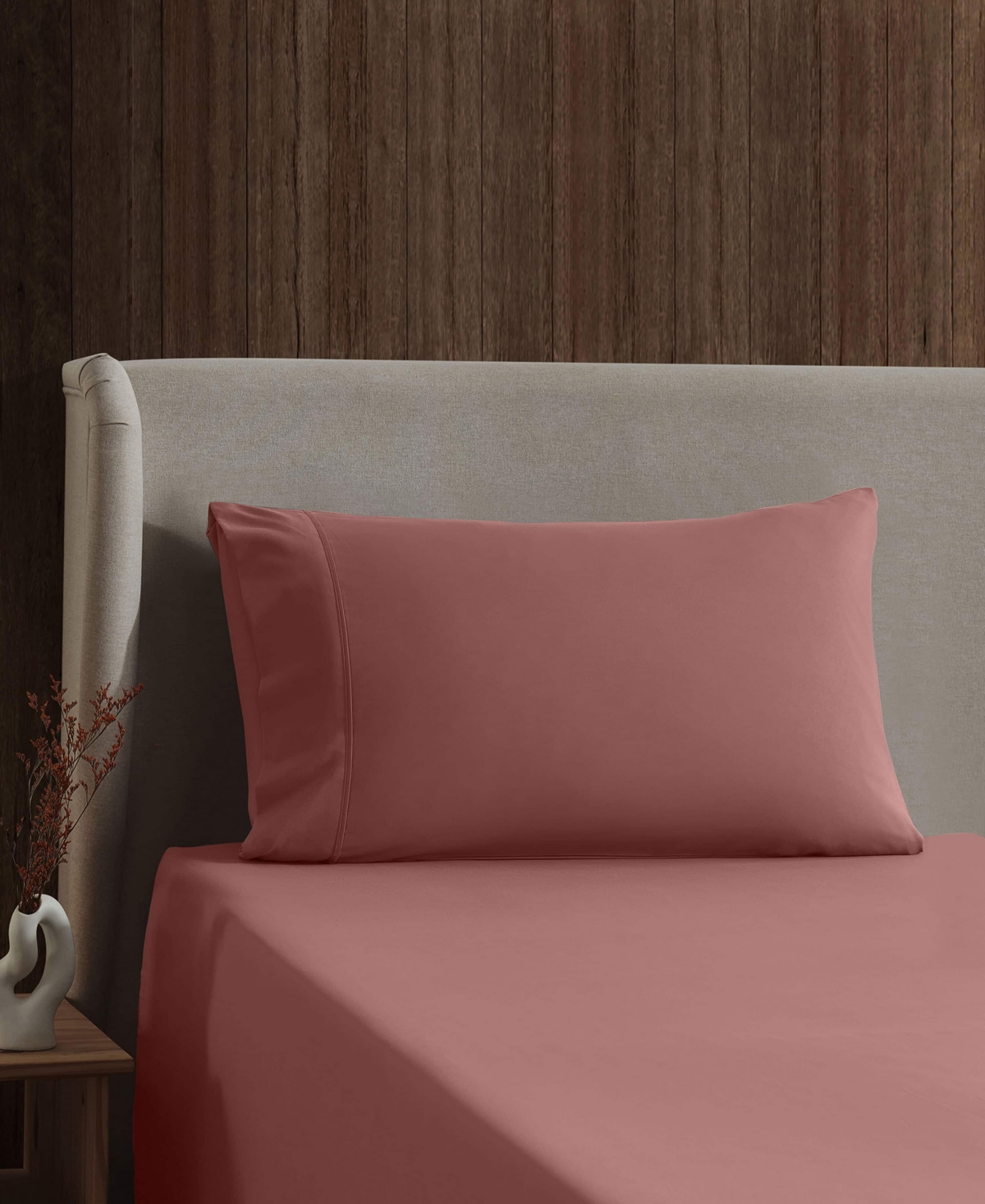Nestl Premier Collection Deep Pocket 3 Piece Sheet Set, Twin Xl In Pink