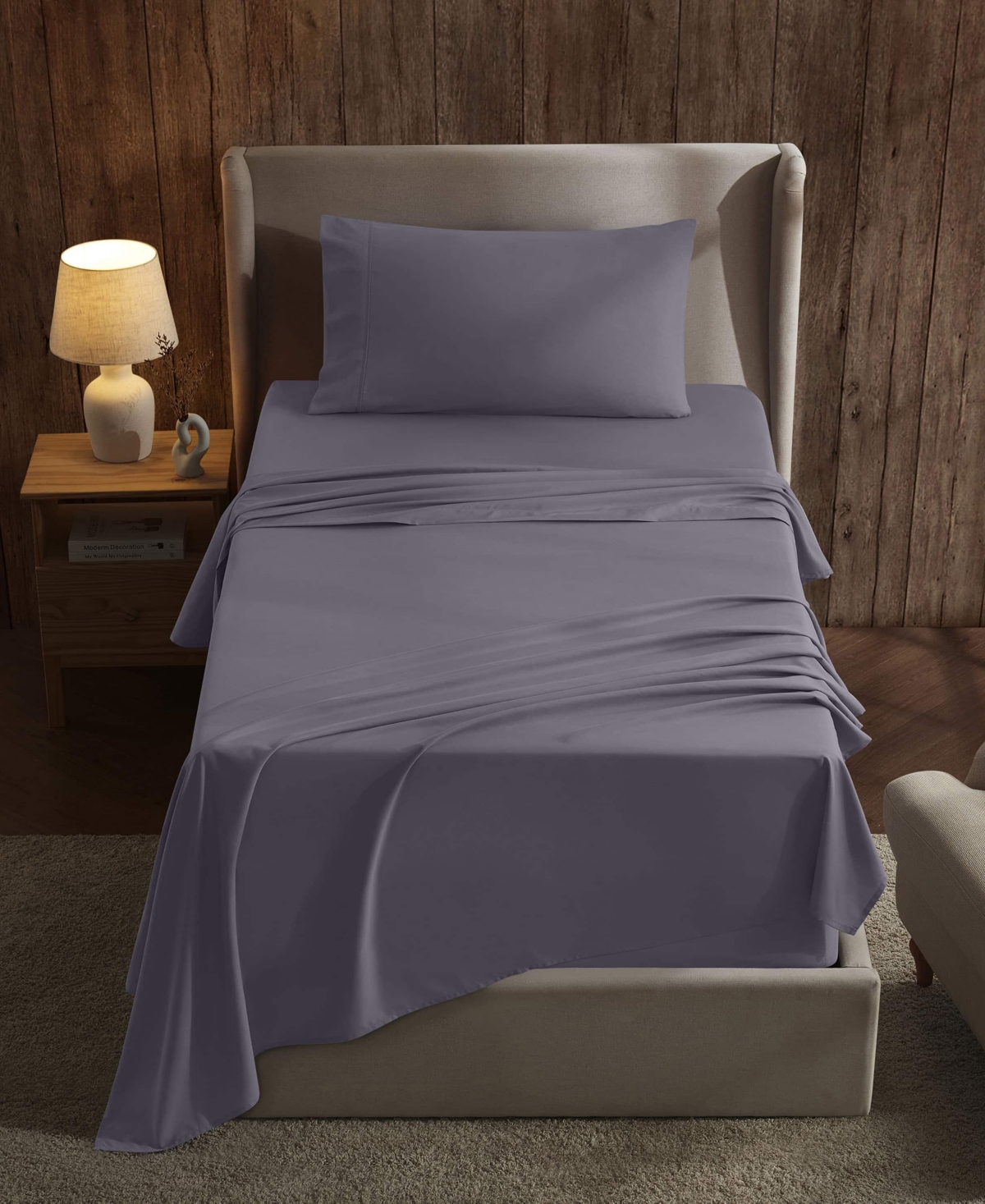 Nestl Premier Collection Deep Pocket 3 Piece Sheet Set, Twin
