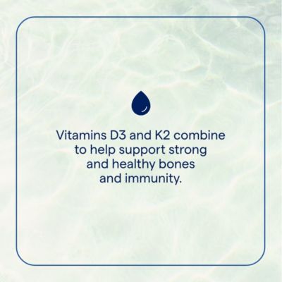| Liquid Ionic Vitamin D3 + K2 | 125 mcg (5,000 IU) D3, 100 mcg K2 | Concentrated Dietary Supplement | 2 fl oz. 296 Servings