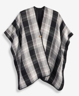 Plaid to Solid Reversible Topper, Macy's Exclusive