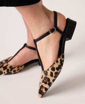 Women's Emily T-Strap Pointed Toe Flats