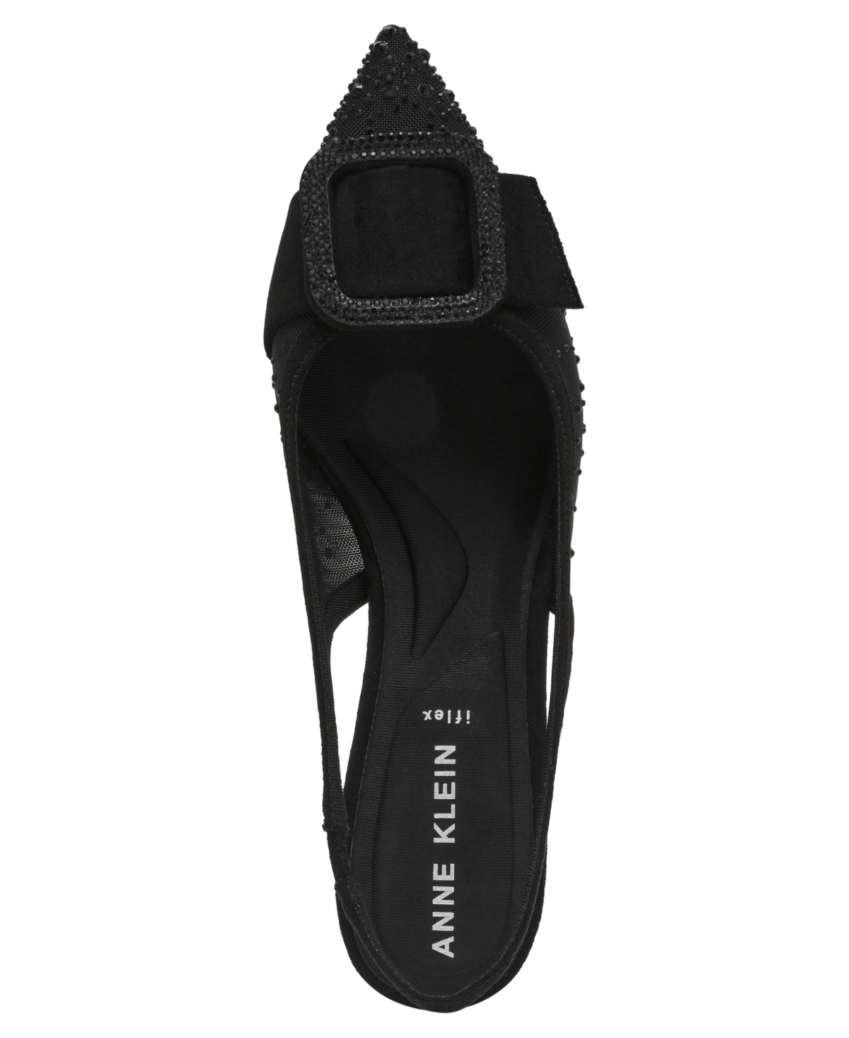 Anne Klein Ilanna Slingback Pointed Toe Pump In Black