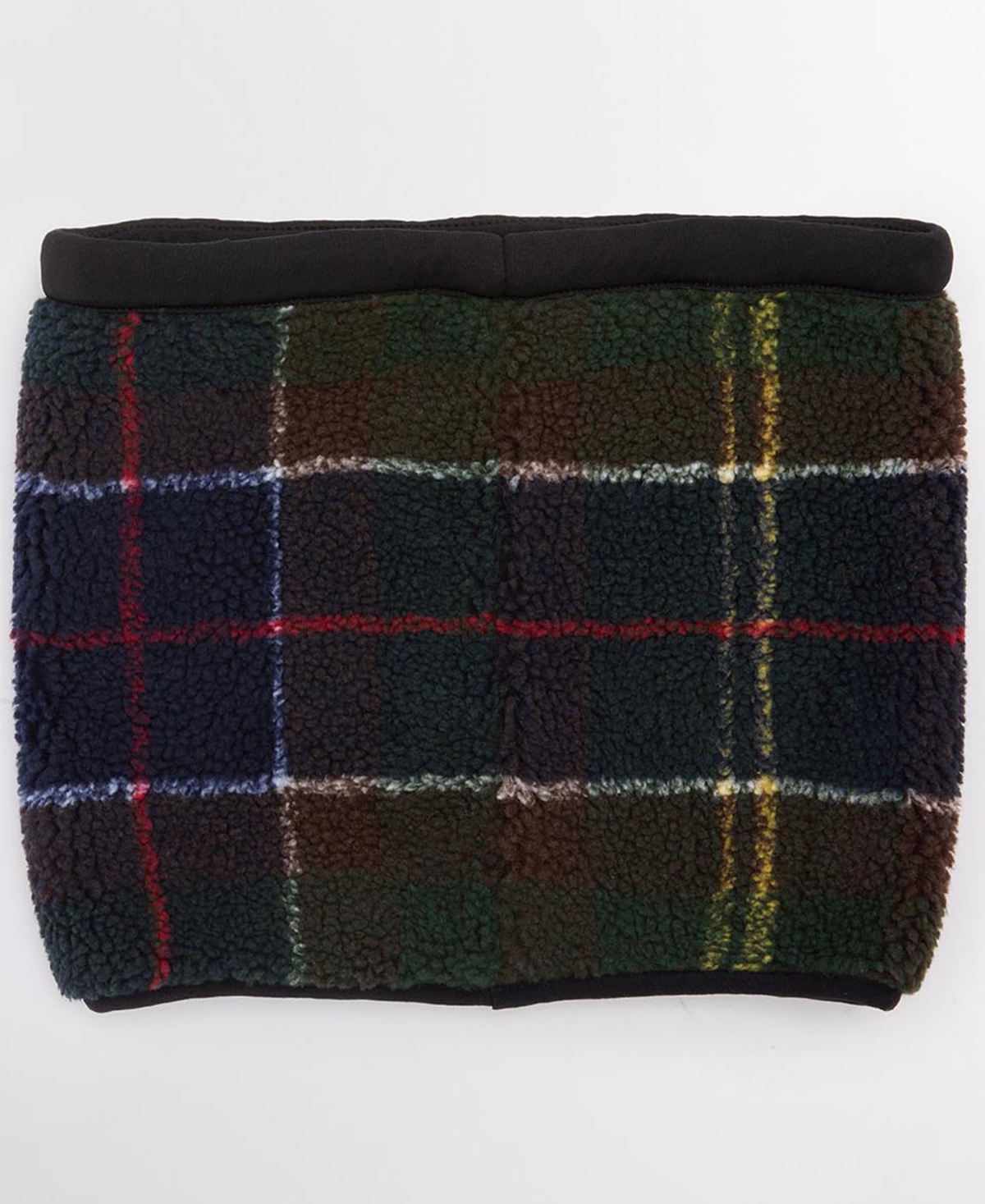Barbour Men's Field Fleece Classic Tartan Snood Scarf In Multi
