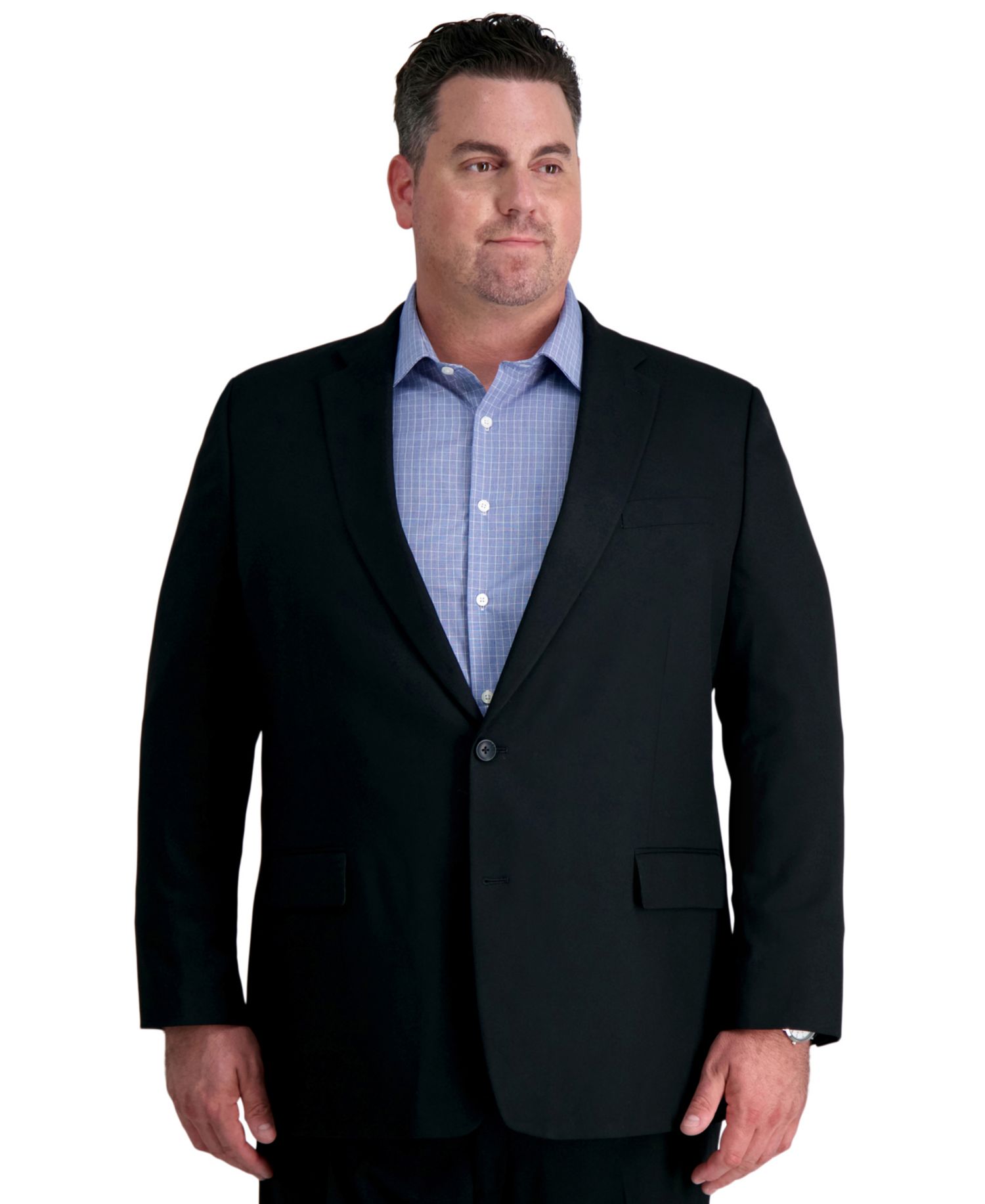 Мужской костюм классического покроя JMH Big & Tall с отделкой от пиджака