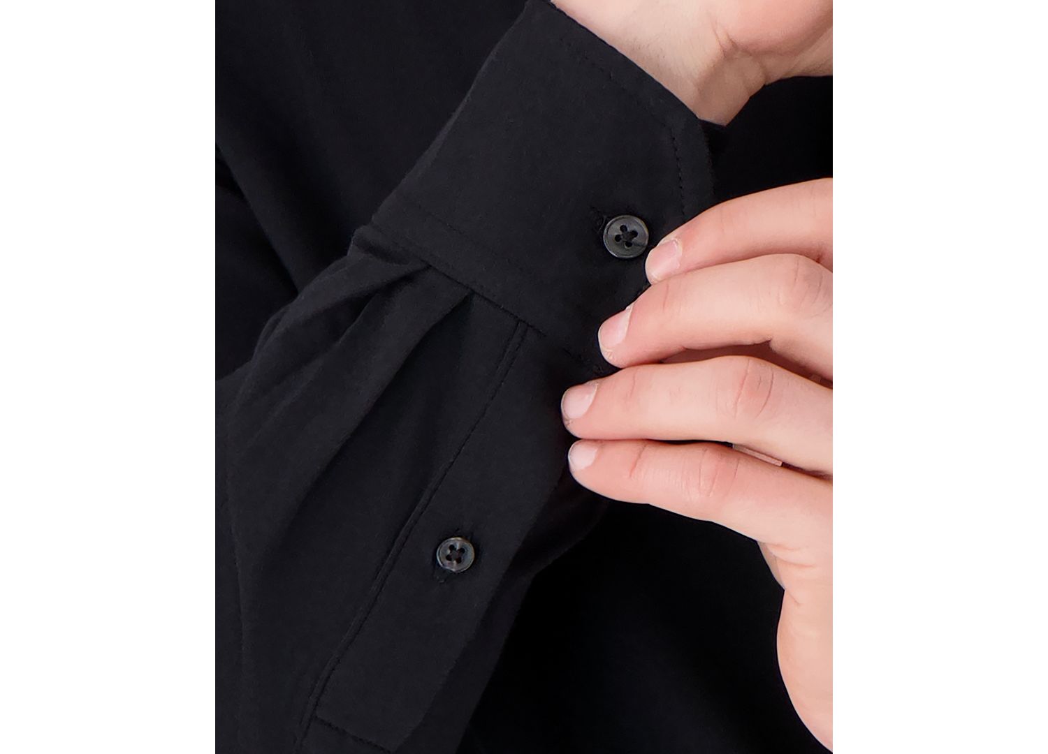Men's Mitered Cuffs Dress Shirt