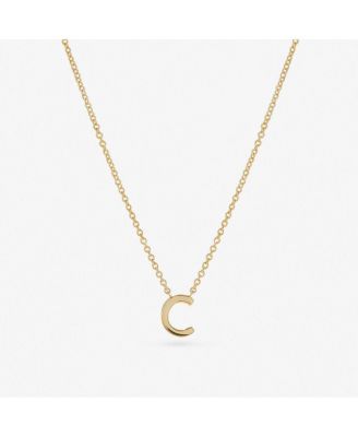 Gold Charm Necklace - Ocean