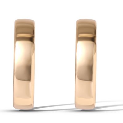 Textured Half Hoop Earrings