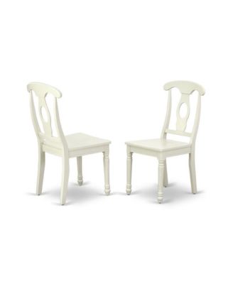 3-Piece Solid Wood Dining Set – Round Drop-Leaf Table, Faux Leather Chairs, Slatted Back Design