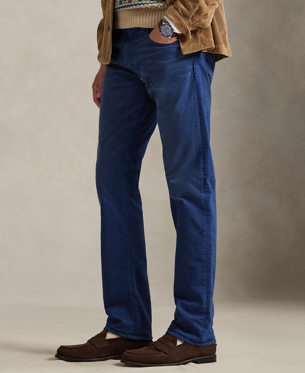 Polo Ralph Lauren Men's Varick Slim Straight Stretch Jeans In Blue