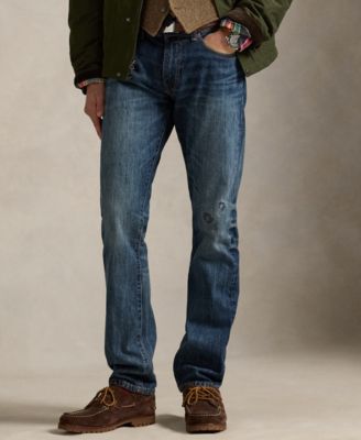 Men's Varick Slim Straight Distressed Jeans