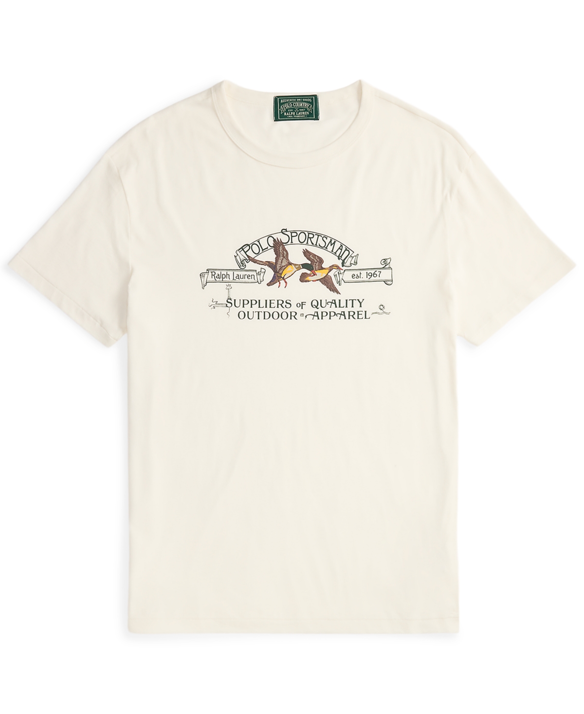 Polo Ralph Lauren Men's Classic-fit Polo Sportsman T-shirt In White