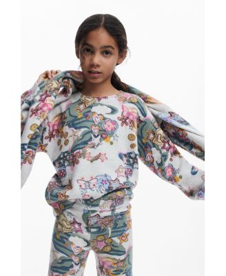 Girls's Elastic pants with patterns