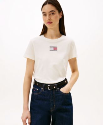 Women's Regular Fit Party Flag T-Shirt