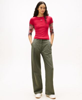 Women's Badge Logo Ribbed T-Shirt