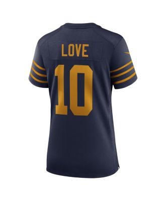 Women's Jordan Love Navy Green Bay Packers The 1923 Classic Game Jersey