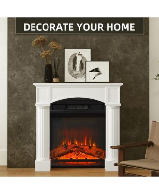 Modern Fireplace Mantel, Fireplace Surround for Fireplaces,