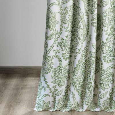 Tea Time Floral Room Darkening Curtain