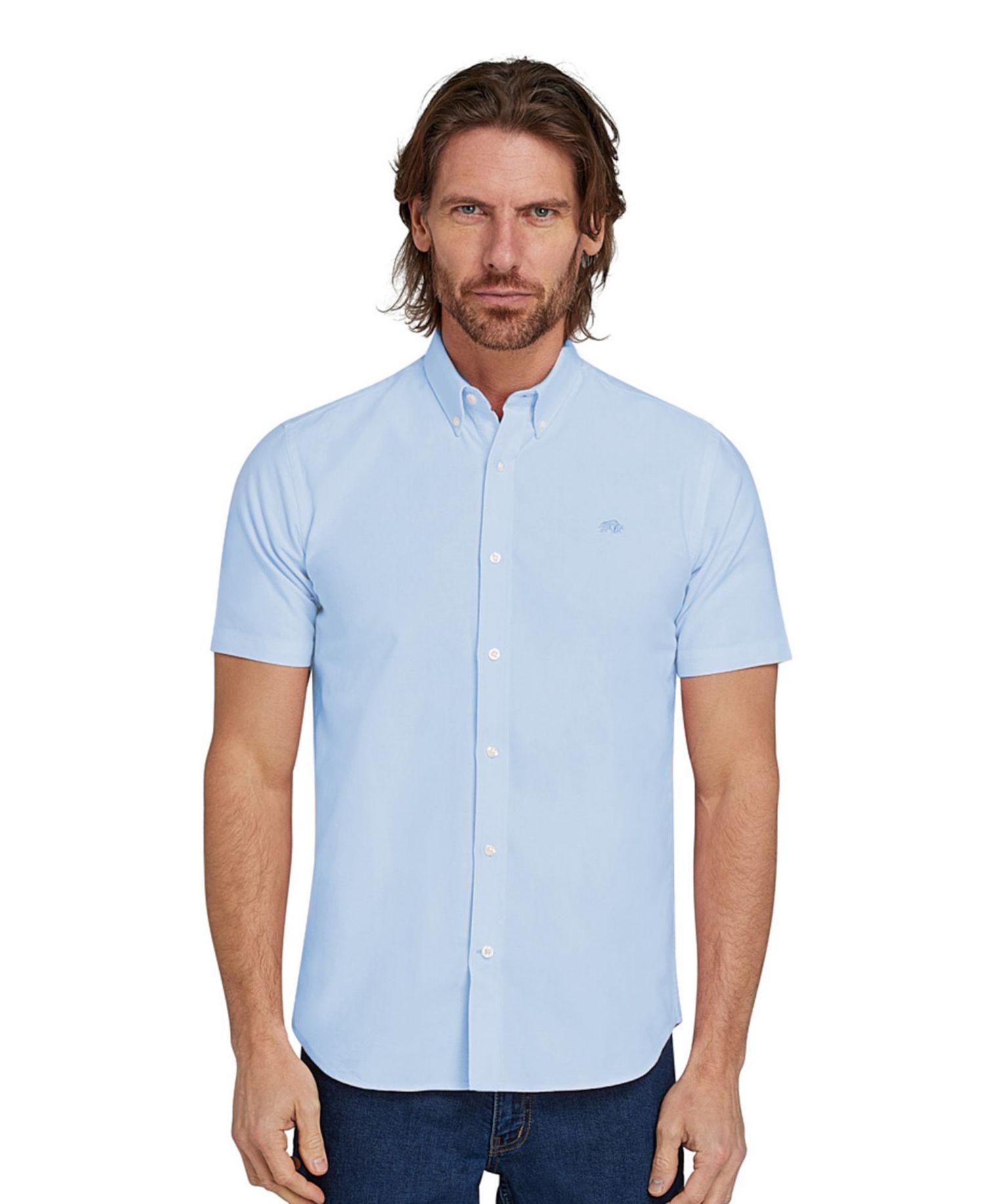 Men's Short Sleeve Lightweight Oxford Shirt