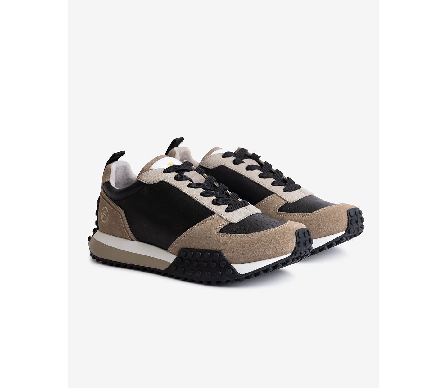 Мужские кроссовки FRESHY Smoove Trainer Fresh, цвет: Чёрный / Рыжевато-коричневый — фото 2