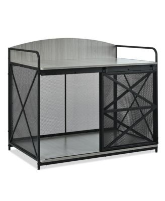 43 in. Heavy Duty Wooden Large Dog Crate Dog Kennel for Large Medium Dog