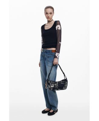 Women's Medium newspaper handbag