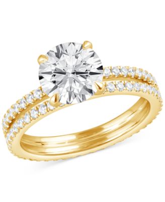 Badgley Mischka Certified Lab Grown Diamond Bridal Set (3 ct. t.w.) in 14k Gold