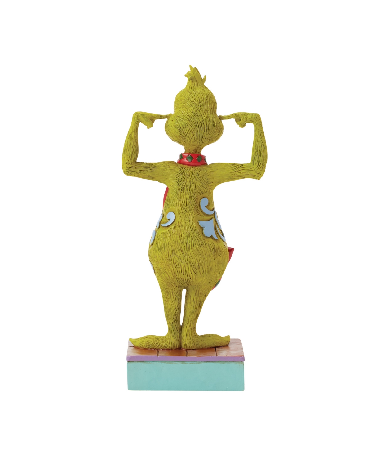 Jim Shore Grinch Plugging His Ears Figurine In Multi