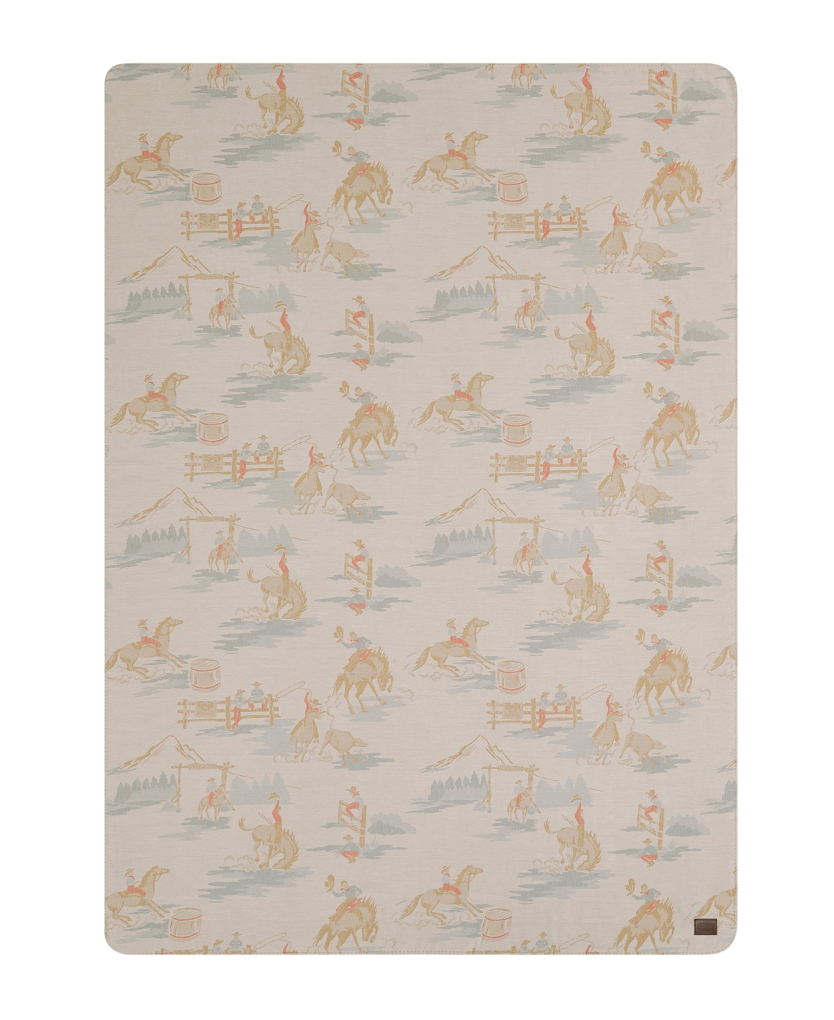 Pendleton Rodeo Landscape Throw, 68" X 96" In Neutral