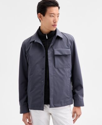 Alfani - Men's Alfatech Modular Snap-Front Sport Shirt Jacket