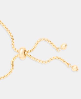 Gold-Tone Multicolor Lights Adjustable Bracelet 