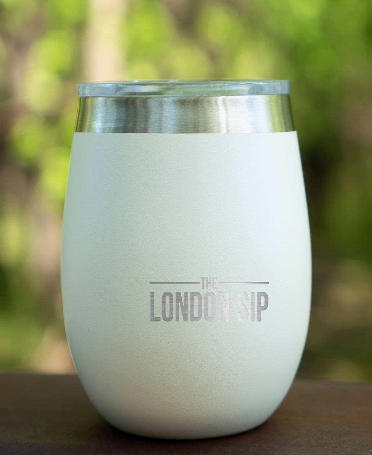 London Sip Stainless Steel 8 Oz. Yerba Mate Cup Set In White