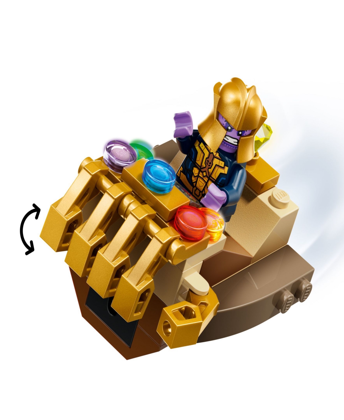 Lego Marvel Captain America Vs. Thanos Kids Toy 76319, 107 Pieces In Multi
