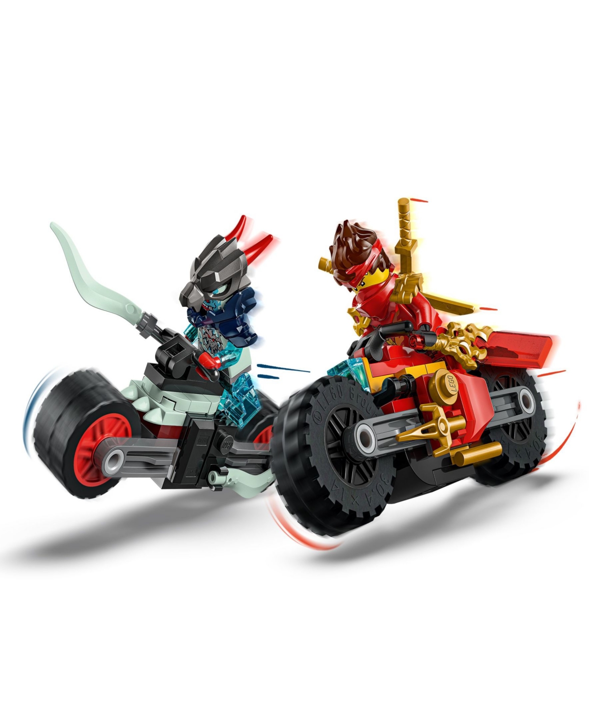 Lego Ninjago Kai's Motorcycle Speed Race 71838 Toy Building Set, 79 Pieces In Multi