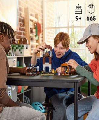 Minecraft the Pillager Outpost and Ravager 21278 Toy Building Set, 665 Pieces