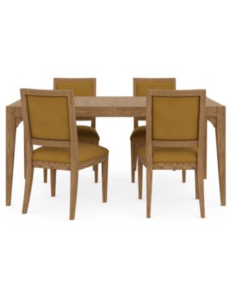 Everleigh Dining 5-Pc. Set (Table & 4 Upholstered Back Side Chairs)
